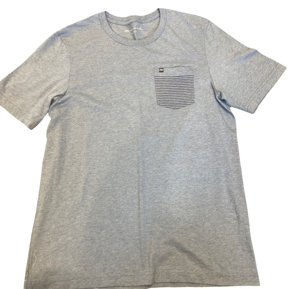Men's Travis Mathew‎ Blue T-Shirt with Pocket - Picture 1 of 2